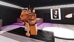 damn she lost bet and took all 4 bbc cocks!!