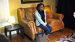 Sylvia’s Heart Pounds as Fit Brunette’s Wet Pussy and Ass Get Deeply Fucked