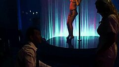 Big titted blonde strippers pussies drilled in fuckfest