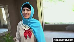 She started as a hijab girl BENT OVER for DEEPTHROAT then learned full DOGGYSTYLE fucking.