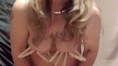 damn im this french maid slave chained up trying vibes in my humiliating solo autoséance bent over for you