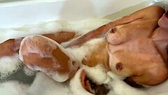 stepmom catches stepson jerking off barefoot in bathroom underwear handjob blowjob