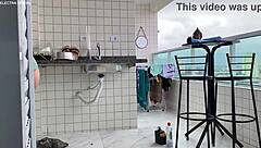 i called this brazilian maid to clean and she showed up looking super tempting around the house