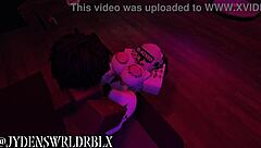 i finally tamed my snowbunny friend with my monster bbc 😩🍆❄️