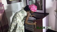 in the bedroom cute tiny tit african amateur babe gets interviewed then fucked doggystyle close up