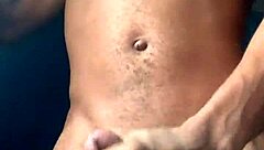 stroke your cock to this first-time monster jerk off with creamy rain