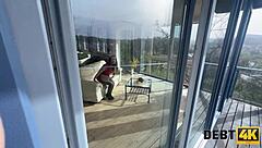 wanna see pregnant shaved pussy in stockings milked for debt cum pov?