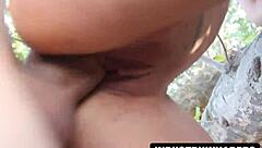 wanna fuck in the jungle? redhead anal doggy cumshot outdoor wild 🌿🍑💦