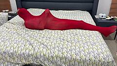 oh man locked tight in pantyhose bondage cocoon stretched mummified in nylons