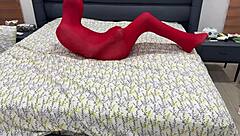 oh man locked tight in pantyhose bondage cocoon stretched mummified in nylons