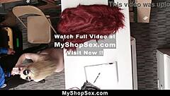 Teen Swallows Mall Guard's Huge Cum Load as Punishment!