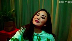 teen asian findom goddess teases panties satin strip in jerk off instructions pov