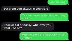 Sexting My Sissy Bitch into Total Emasculated Cock-Teasing Humiliation