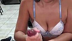 Brazilian Wife Jerks Huge Cum Load in Homemade Sailor Costume!