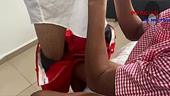 senior prefect sneaks in and catches junior student then fucks her hard with bbc on the bed