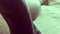 Big ass mature sneaks in for anal while hubby works