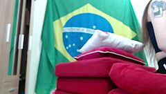 can tiny asian virgin student handle brazilian big cock breaking her in?