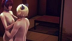 japanese big tits and fat ass grinding hard