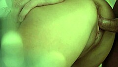 Milf rides huge cock cowgirl moans loud early morning doggystyle bent over tight pussy creampie juicy finish