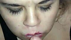 I'm overwhelmed by this slut's intense blowjob on my throbbing monster cock craving every thick inch deep