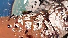 oh god bon appetit these black feet i wanna lick em all day!!