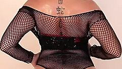 sara jay glistens with oil slurping massive cock in pov glory.