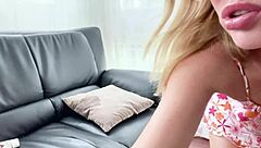 russian blonde milf goes wild shoving vibrator deep in shaved pussy hospital roleplay