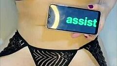 She celebrates birthday but I moan loud riding him hard then let her pound my big ass deep in real amateur anal doggystyle