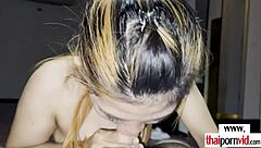 i crave licking that big white cock as petite thai teen slut nam