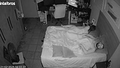 they pretend to forget the camera while going crazy licking huge asses in the bedroom