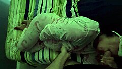 horny pregnant stepsis with curvy fat belly begs for cum covered tits and swapping