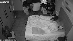 they pretend to forget the camera while going crazy licking huge asses in the bedroom