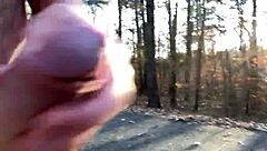 clitlicker662 flashes and orgasms outdoors in forest update 21 img 1257