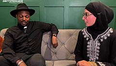 muslim aaliyah yasin moans as daddy dimitri blesses her tits pussy with hot cum cosplay