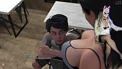 hey stepmom grabs golden boy's huge cock for a suck