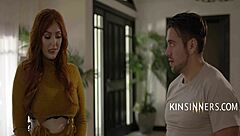 Caught Masturbating? Stepmom Lauren Phillips Begs Dante Colle to Pound Her Big Tits Natural Ass Doggy