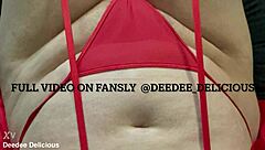 closeup view of my creamy wet pussy lips glistening invitingly