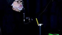 fat latina milf fired for airplane sex shows off see-through red lingerie on swing cast