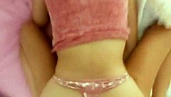 skinny latina's tight ass gets sucked and pounded by neighborhood guy