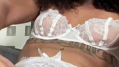 i'm petite latina roughly pounded pov deepthroat gagging cowgirl cum tits