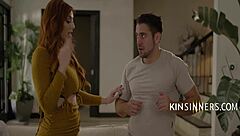 Caught Masturbating? Stepmom Lauren Phillips Begs Dante Colle to Pound Her Big Tits Natural Ass Doggy