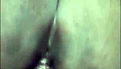 big booty dark skin babe rides cock hard to creampie after date