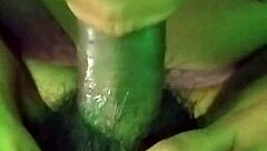 curvy latina milf kneels eagerly awaiting thick cum shots in her mouth