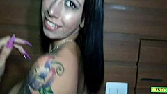 delicious porn actress zarah santti licks rims and sucks to intense orgasm