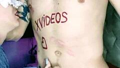 a sexy verification video unfolds with teasing glimpses and hot action buildup