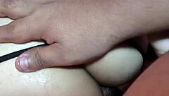 Skinny girl begs for her tight little ass to get wrecked in hardcore pounding