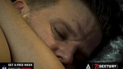 😈 horny Silvia Dellai screams as hubby and lover dp her tight holes hard! 🔥💦