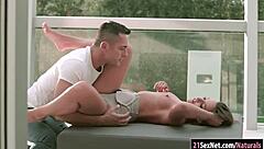 Young brunette Amirah Adara wrecked anally outdoors on big cock