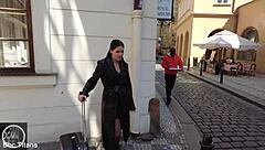 Italian big ass slut gapes wide taking BBC gangbang double penetration