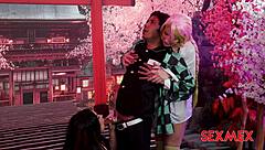 Sexmex nicole zurich and mica spengler take monster cocks in big ass latina quickie blowbang